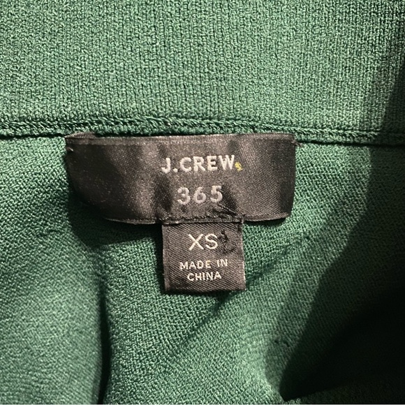 J Crew 365 Green Sweater Flare Stretch Pull On Mini Skirt - Picture 5 of 7